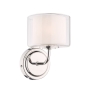 Laura Ashley Southwell Polished Nickel Wall Light