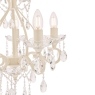 Laura Ashley Shamley 5lt Chandelier Matt White Glass