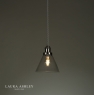 Laura Ashley Isaac Satin Nickel Pendant