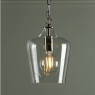 Laura Ashley Ockley Polished Chrome & Glass Pendant