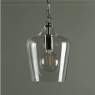 Laura Ashley Ockley Polished Chrome & Glass Pendant