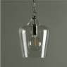 Laura Ashley Ockley Polished Chrome & Glass Pendant