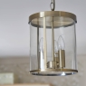 Laura Ashley Selbourne 3lt Antique Brass & Glass Lantern