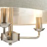 laura ashley sorrento 3 light pendant satin nickel