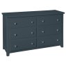 Hamilton 6 Drawer Wide Chest Blue