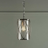 laura ashley beckworth pendant polished nickel glass