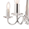 Laura Ashley Blake 5lt Cut Glass & Polished Chrome Chandelier 