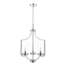 Laura Ashley Joseph 3lt Chandelier Polished Chrome Glass