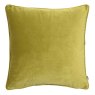 Luxe 43cm Velvet Piped Cushion Acid Green