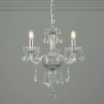 Laura Ashley Harriet 5lt Crystal & Polished Chrome Chandelier