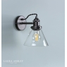 Laura Ashley Isaac Industrial Nickel Wall Light