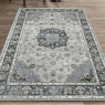 Da Vinci Floral Blue Grey Rug