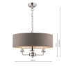 laura ashley sorrento 3lt pendant polished nickel 