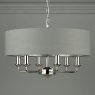 laura ashley sorrento 6 light pendant polished nickel