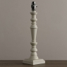 Laura Ashley Tate Wooden Table Lamp Off White - Base Only