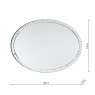 Laura Ashley Marcella Oval Mirror