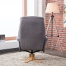 Deben Swivel Chair & Stool Lisbon Grey