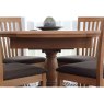 Stag Langham Round Extending Single Pedestal Dining Table