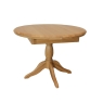 Stag Langham Round Extending Single Pedestal Dining Table