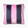 Jack Wills Heritage Stripe Cushion 45x45cm Navy-Pink