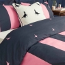 Jack Wills Heritage Stripe Duvet Cover Set Navy-Pink