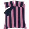 Jack Wills Heritage Stripe Duvet Cover Set Navy-Pink