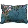 Timorous Beasties Bloomsbury Garden Oxford Pillowcase Pair Teal