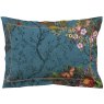 Timorous Beasties Bloomsbury Garden Oxford Pillowcase Pair Teal 