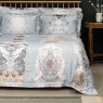 Timorous Beasties Totem Damask Duvet Set Blue Mist