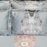 Timorous Beasties Totem Damask Duvet Set Blue Mist