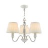 Laura Ashley Ellis Grey 3 Light Chandelier With Shades