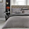 Peacock Blue Farrah Single Duvet Cover Set Silver