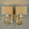 Laura Ashley Mulroy Double Wall Light With Shades