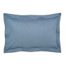 Peacock Blue Rivage Oxford Pillowcase Prussian Blue