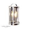 Laura Ashley Harrington Wall Light Polished Nickel