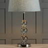 Laura Ashley Selby Polished Nickel & Glass Ball Table Lamp Large - Base Only
