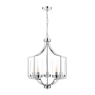 Laura Ashley Joseph 5lt Chandelier Polished Chrome Glass