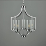 Laura Ashley Joseph 5lt Chandelier Polished Chrome Glass