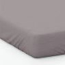 Belledorm 400 Count Single Fitted Sheet Pewter 30CM