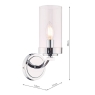 Laura Ashley Joseph Wall Light Polished Chrome Glass