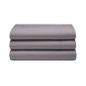 Belledorm 400 Count Single Flat Sheet Pewter