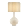 Laura Ashley Grace Table Lamp Patterned Glass With Shade