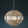 Laura Ashley Vienna 5lt Chandelier Crystal & Polished Chrome