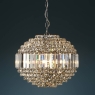 Laura Ashley Vienna 5lt Chandelier Crystal & Polished Chrome