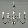 Laura Ashley Winchester 5lt Pendant Polished Nickel