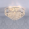 Laura Ashley Vienna 3lt Flush Crystal Polished Chrome