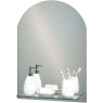 Showerdrape Greenwich Arch Mirror with Vanity Shelf