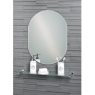 Showerdrape Lincoln Oval 70x50cm Mirror