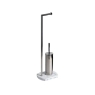 Showerdrape Octavia Toilet Roll & Brush Combo White