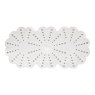 Showerdrape Petal Bath Mat White